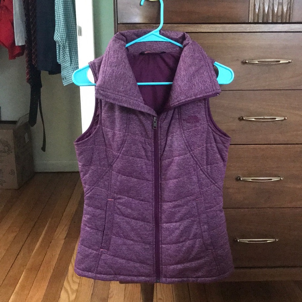 North face purple vest